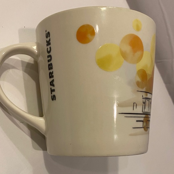 Starbucks Shanghai Mug with Yellow and Green Accents - Picture 5 of 9